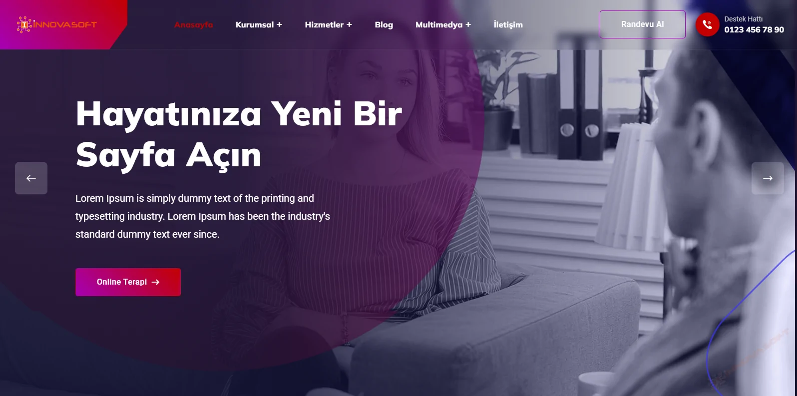 GELİŞMİŞ MOBİL UYUMLU VE RANDEVU SİSTEMLİ PSİKOLOG YAZILIMI